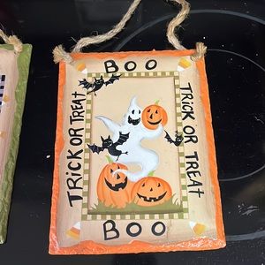 Halloween tile decorations
